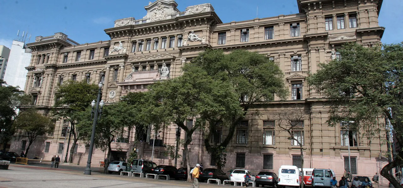 Fachada do Palácio da Justiça, sede do Tribunal de Justiça de São Paulo